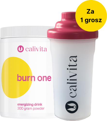 Burn One 300g Calivita – opakowanie proszku o smaku cytrynowym, suplement wspierający metabolizm i redukcję wagi