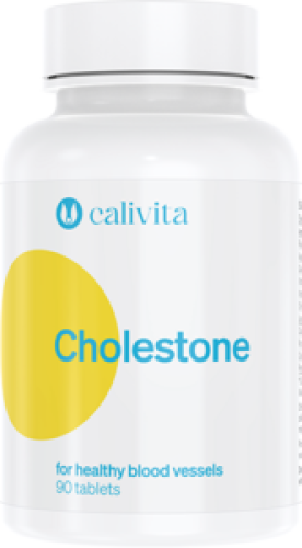 Opakowanie suplementu diety Calivita Cholestone wspierającego poziom cholesterolu i serce