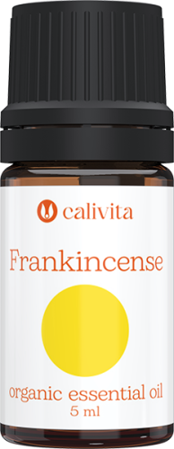 Opakowanie organicznego olejku eterycznego Frankincense (kadzidłowca) Calivita 5 ml