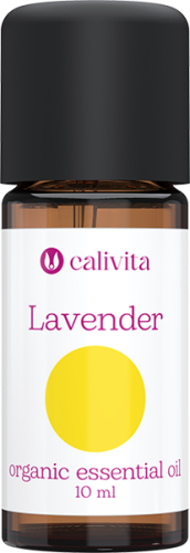 Lavender organic essential oil 10 ml Calivita - ekologiczny olejek eteryczny lawendowy dla relaksu i ukojenia.