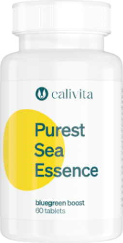 Opakowanie suplementu diety Purest Sea Essence Calivita z algą spiruliną