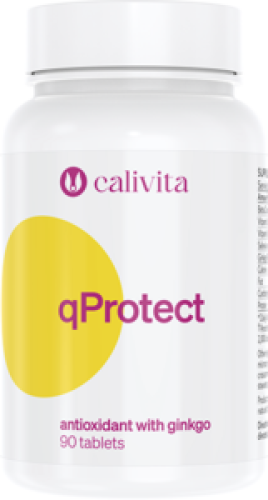 Opakowanie suplementu diety qProtect Calivita wspierającego pamięć i koncentrację