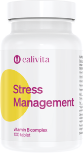 Opakowanie suplementu Stress Management Calivita wspierającego układ nerwowy i redukującego stres.